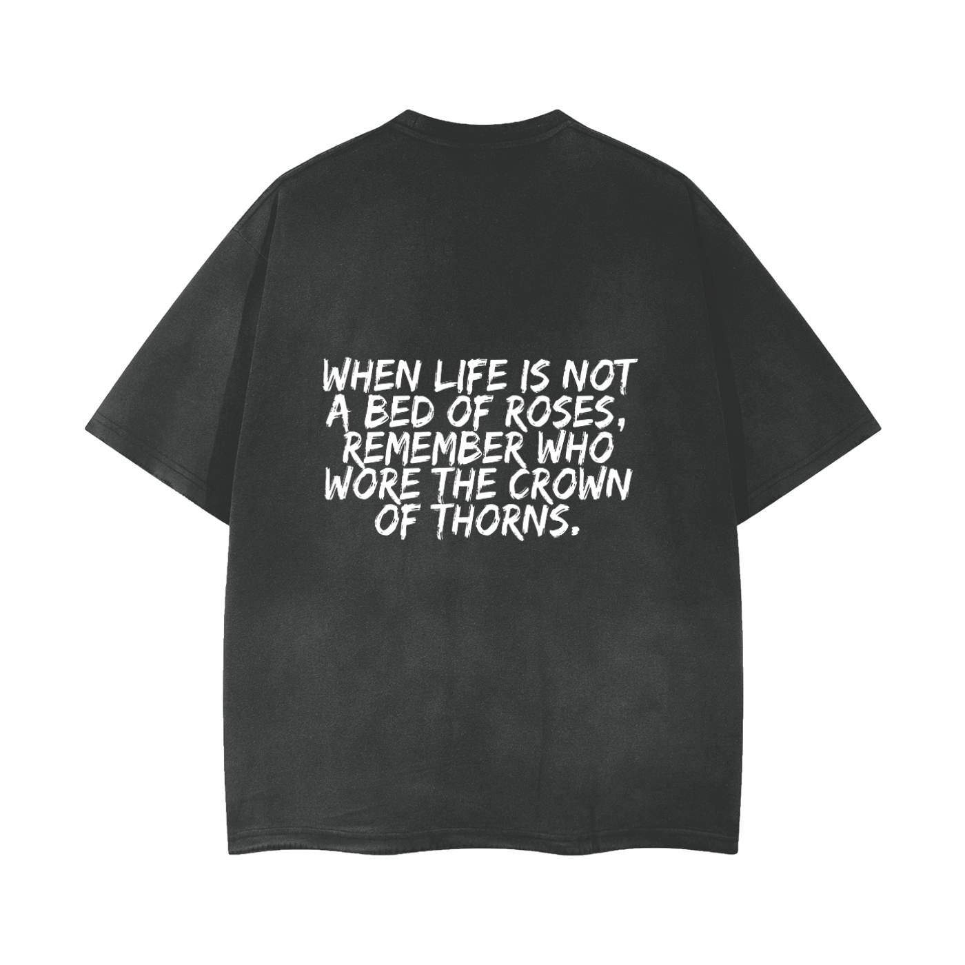 Vintage Wash Frayed T-Shirt - 260 GSM